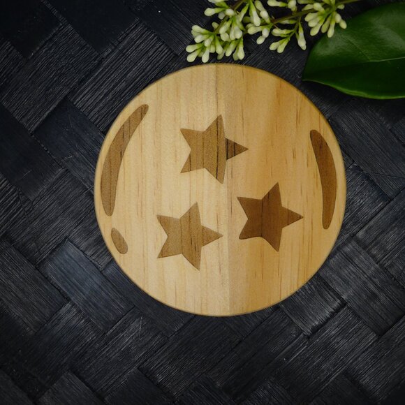 Dragon Ball Z Wooden Coaster Set Anime Wooden Coasters Goku Fans - Picture 8 of 13